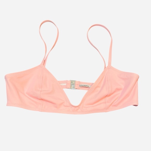 Reformation Pink Bikini Bralette Sz-Small - Picture 1 of 2